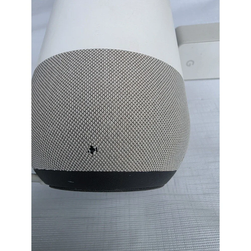 Google Home Smart Assistant SPEAKER VOICE Google ASSIST White Slate